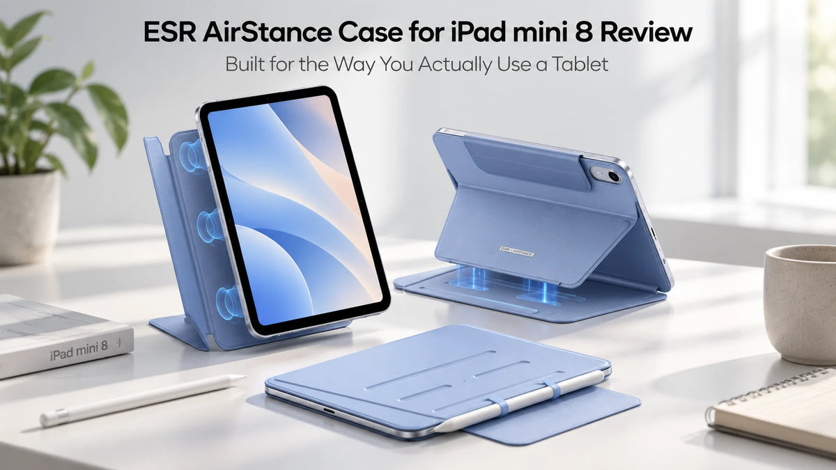 ESR AirStance Case for iPad mini 8 Review: Built for the Way You Actually Use a Tablet