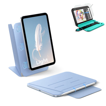 iPad mini (A20 Pro) AirStance Magnetic Case & Writing Bundle - Sky Blue