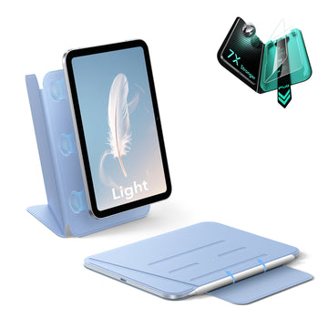 iPad mini (A20 Pro) AirStance Magnetic Protection Bundle - Sky Blue