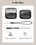 15W 3-in-1 Wireless Charging Station with CryoBoost (HaloLock) and AirPods Pro 3 Pulse FlickLock Case Bundle - Black - US Plug ESR ESR