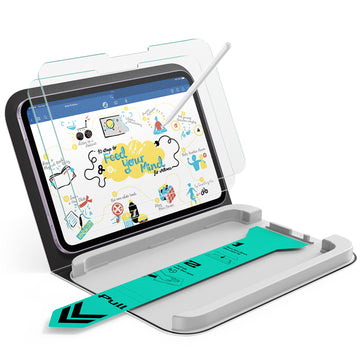 iPad mini (A20 Pro) UltraFit Paper-Feel Displayschutzfolie (gehärtetes Glas) - 2 Stück