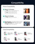 25W CryoBoost 3-in-1 Magnetic Charger (Qi2) and Car Charger (Air Vent)  Bundle - US Plug–White ESR ESR