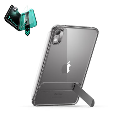 iPad mini (A20 Pro) Boost Kickstand Protection Bundle - Clear Black