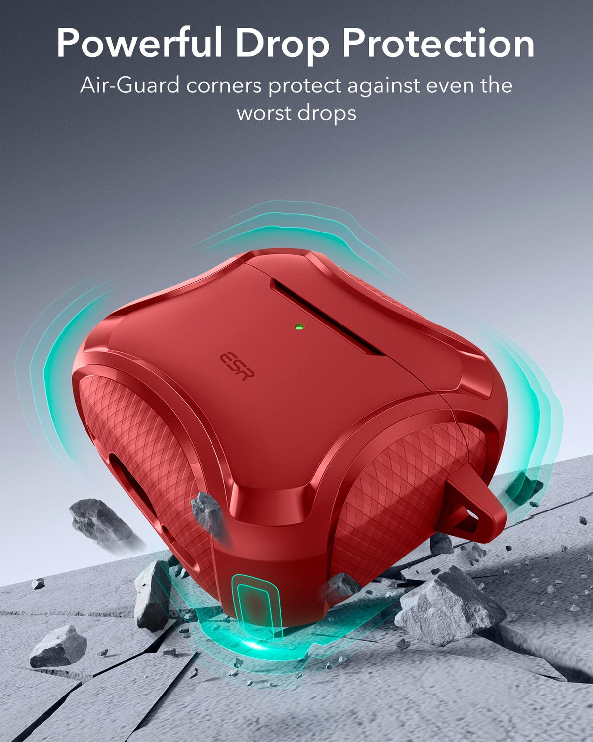 AirPods 5 Cyber Tough Magnetic Case - Red ESR ESR