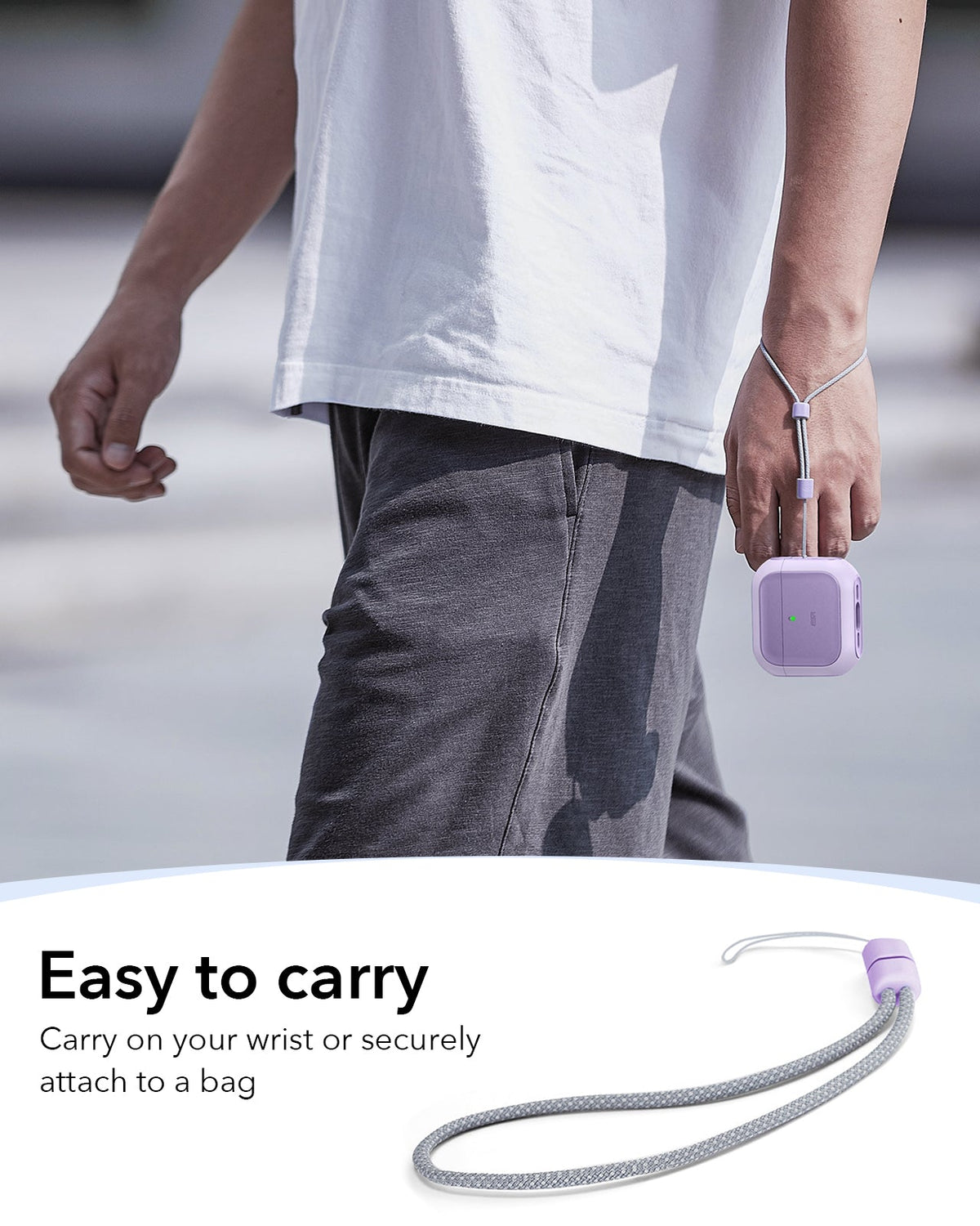 AirPods 5 Orbit Hybrid Magnetic Case - Purple ESR ESR