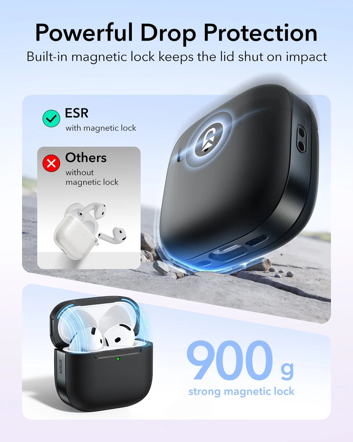 AirPods 5 Pulse Lite Magnetic Case - Black ESR ESR