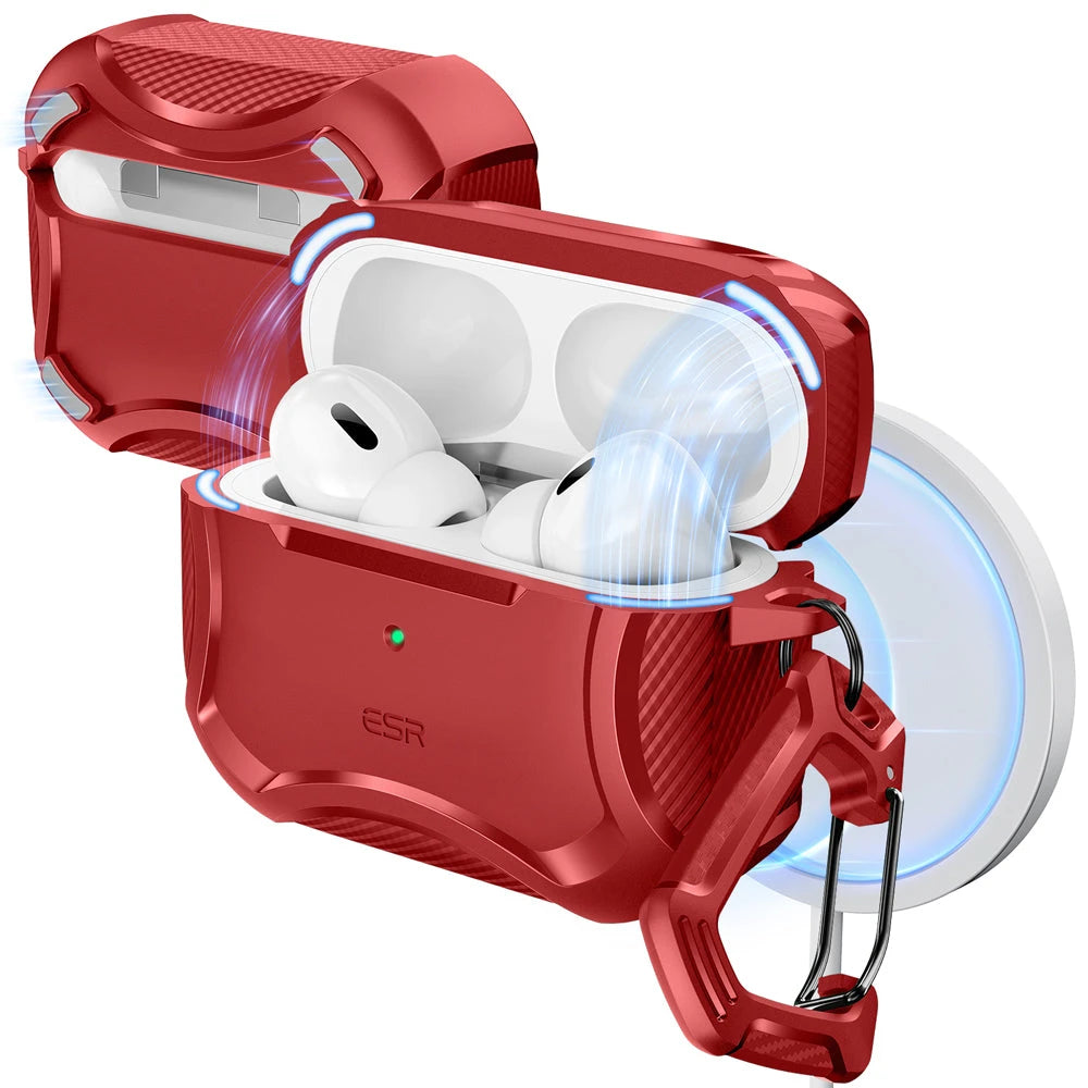 AirPods Pro 3 Rugged Charging Case Red