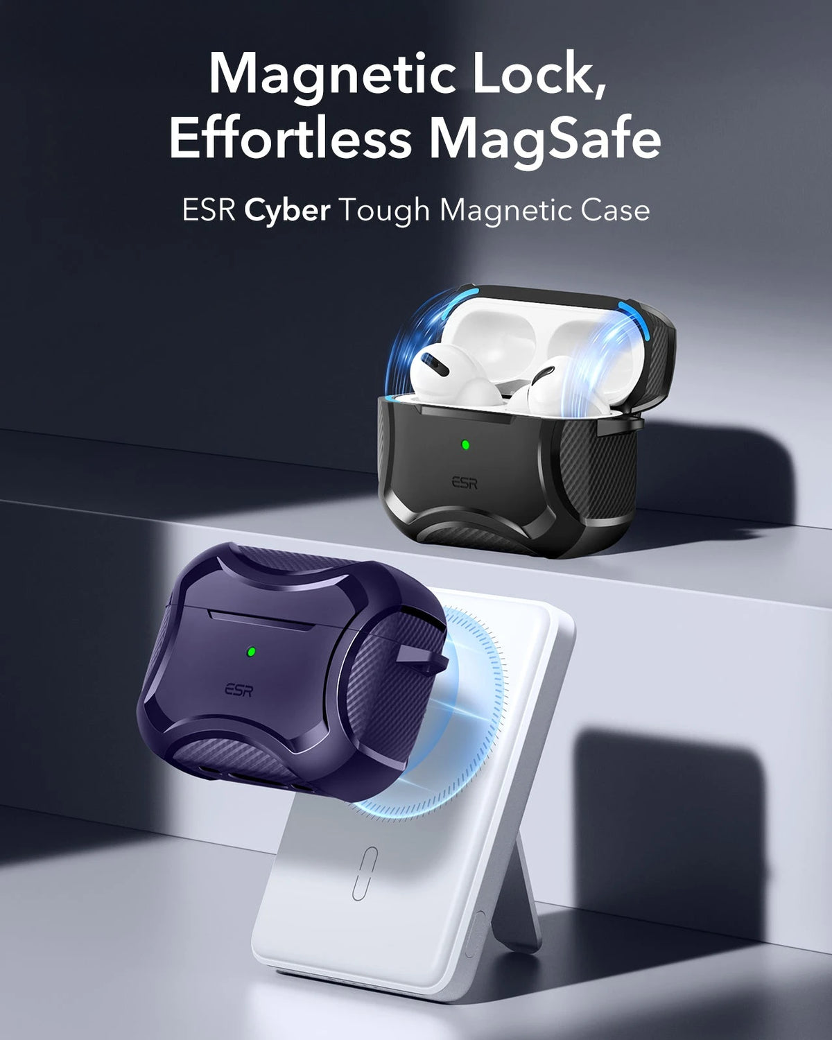 ESR AirPods Pro 3 Rugged Charging Case Purple