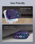 ESR AirPods Pro 3 Rugged Charging Case Purple Use Friendly