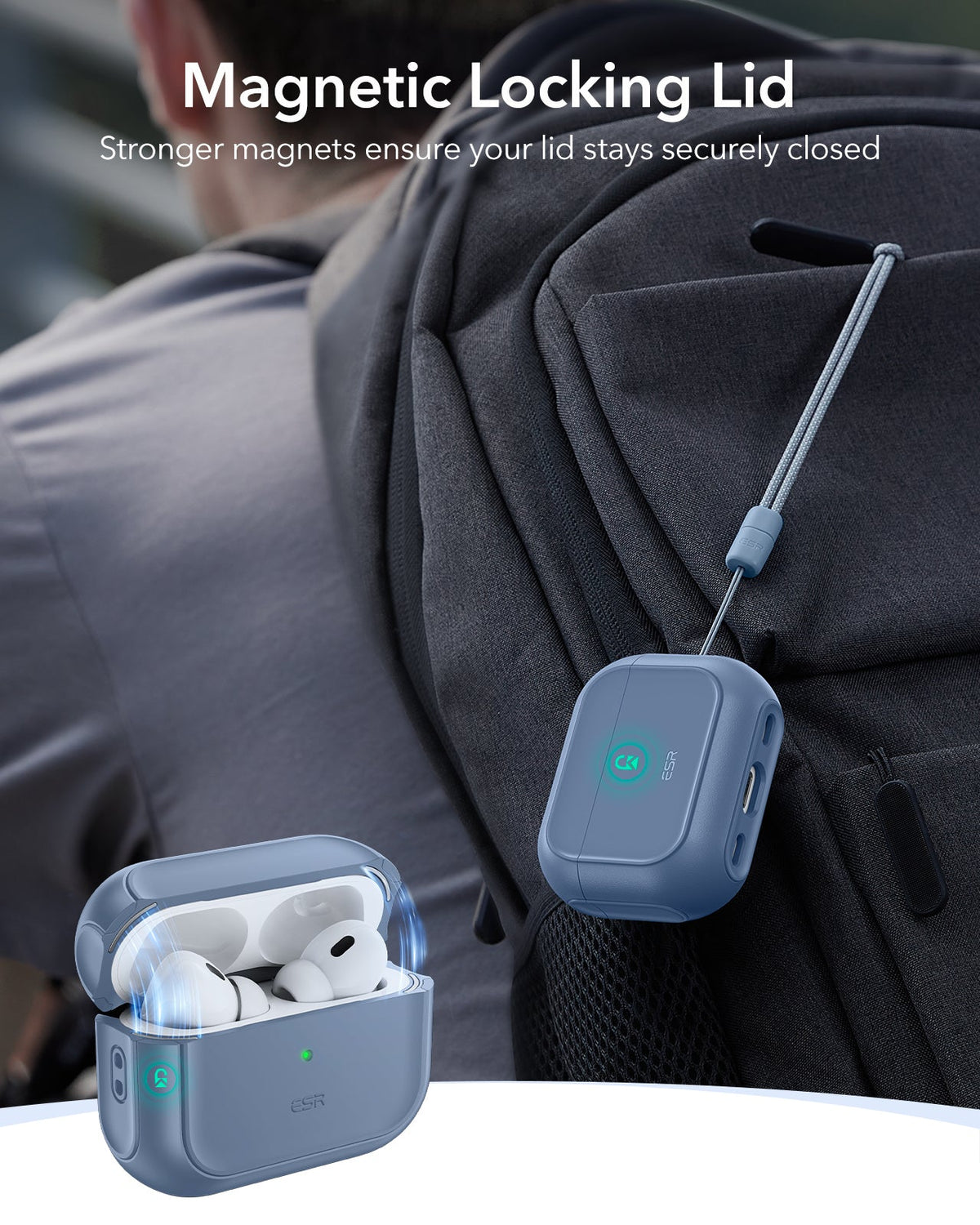 AirPods Pro 3 Oribt Hybird Magnetic Case - Dark Blue ESR ESR
