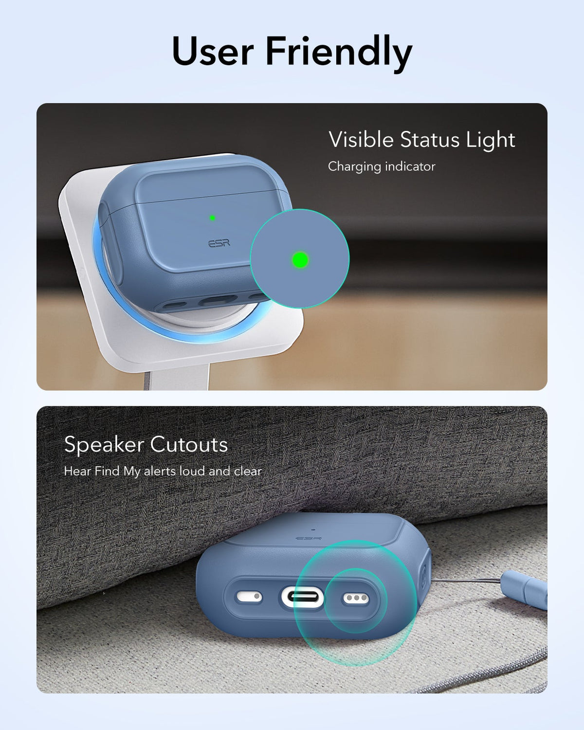 AirPods Pro 3 Oribt Hybird Magnetic Case - Dark Blue ESR ESR