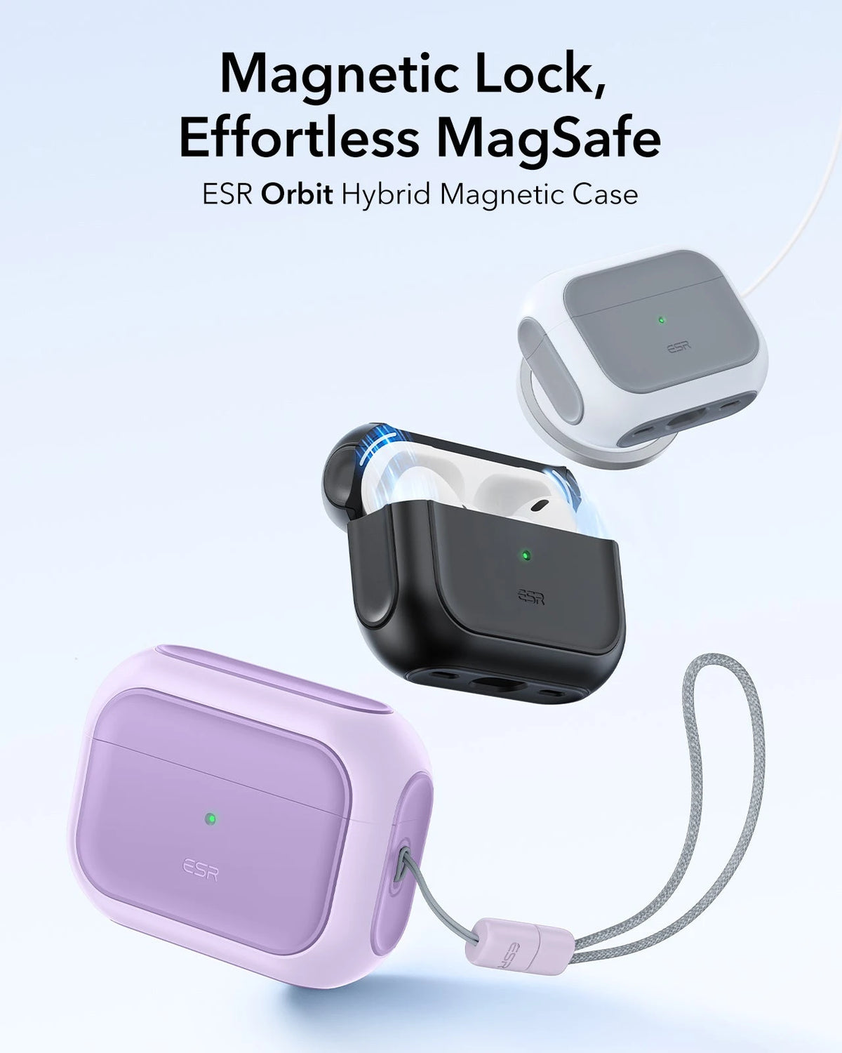 AirPods Pro 3 Oribt Hybird Magnetic Case - Lavender ESR ESR