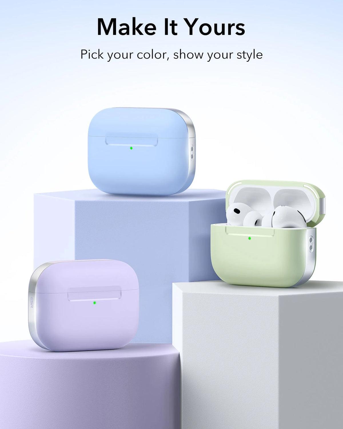 AirPods Pro 3 Pulse Lite Magnetic Case - Light Green ESR ESR