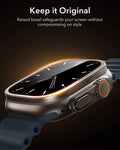 Apple Watch Ultra 3 Armorite® Pro Screen Protector (Bezel) - Titanium / Black ESR ESR