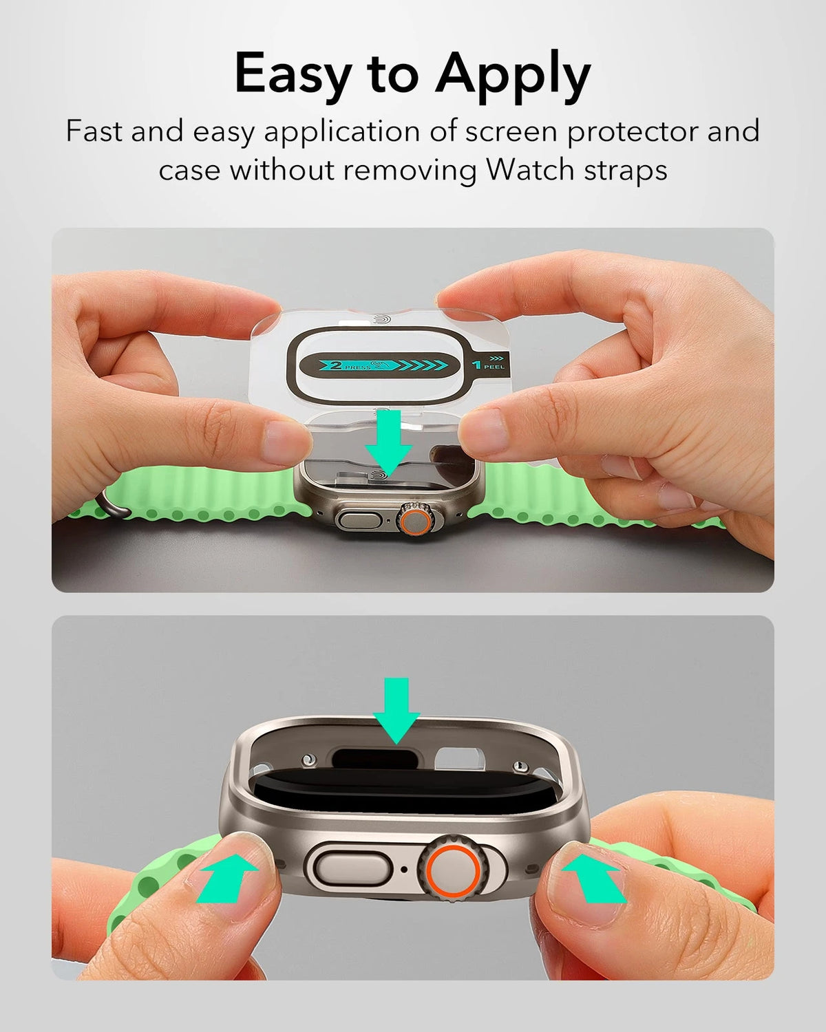 Apple Watch Ultra 4 Armorite Protection Set - Titanium ESR ESR