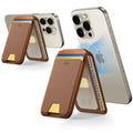 Classic Magnetic Wallet Stand for 5 cards - Caramel Brown ESR ESR