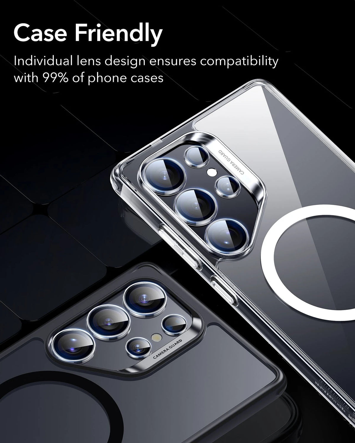 Galaxy S25 Ultra Armorite Camera Lens Protectors - Clear