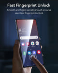 Galaxy S25 Ultra Clear Case with Privacy Screen Protector KF9