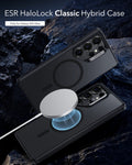 Galaxy S25 Ultra HaloLock Classic Hybrid Case - Frosted Black