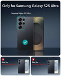 Galaxy S25 Ultra HaloLock Classic Hybrid Case - Frosted Black