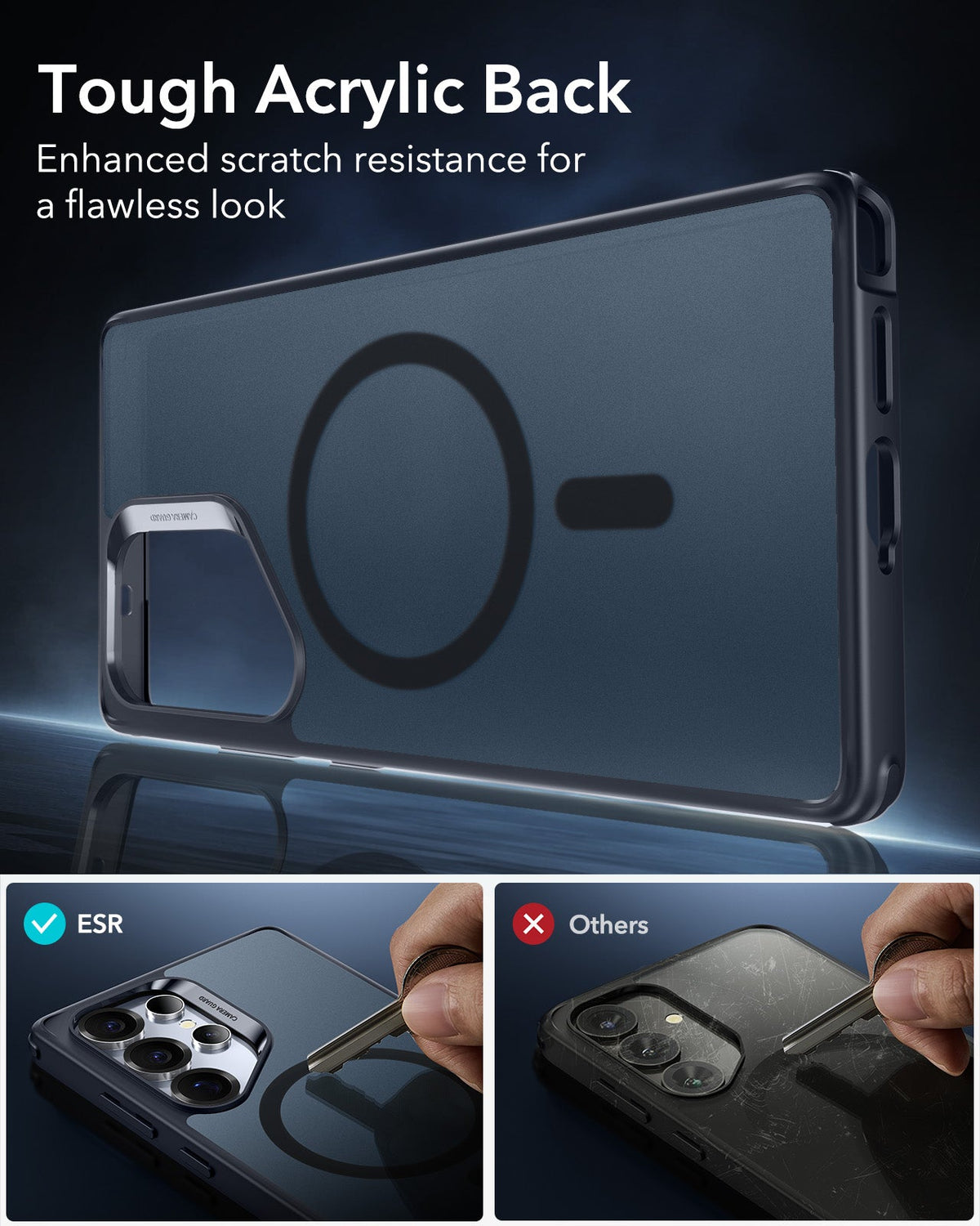 Galaxy S25 Ultra HaloLock Classic Hybrid Case - Frosted Blue ESR ESR