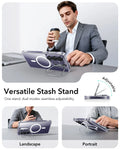 Samsung Galaxy S26 Ultra Classic Hybrid Magsafe Case with Stand Clear Versatile Stash Stand