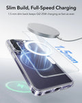 Samsung Galaxy S26 Ultra Classic Hybrid Magsafe Case with Stand Clear Slim Profile Full Speed Charging 