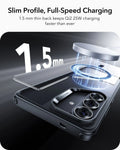Samsung Galaxy S26 Plus Classic Hybrid Magsafe Case Clear Black Slim Profile Full Speed Charging