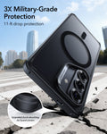 Samsung Galaxy S26 Plus Classic Hybrid Magsafe Case Frosted Black 3X Military Grade Protection