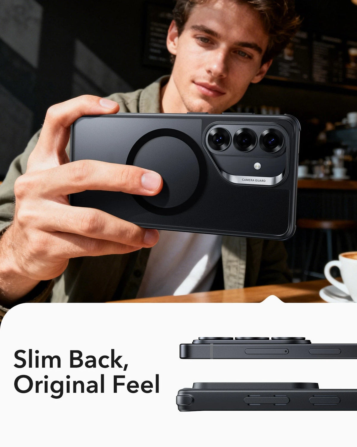 Samsung Galaxy S26 Plus Classic Hybrid Magsafe Case Frosted Black  Slim Back Original Feel