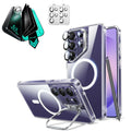 Galaxy S26 Ultra Classic Hybrid Magsafe Case with Stand and Armorite Privacy Screen Protector  Clear 