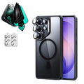 Galaxy S26 Ultra Classic Hybrid Magsafe Case and Armorite Privacy Screen Protector Bundle Frosted Black
