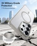 Samsung Galaxy S26 Ultra Classic Hybrid Magsafe Case Clear Grey  3X Military Grade Protection