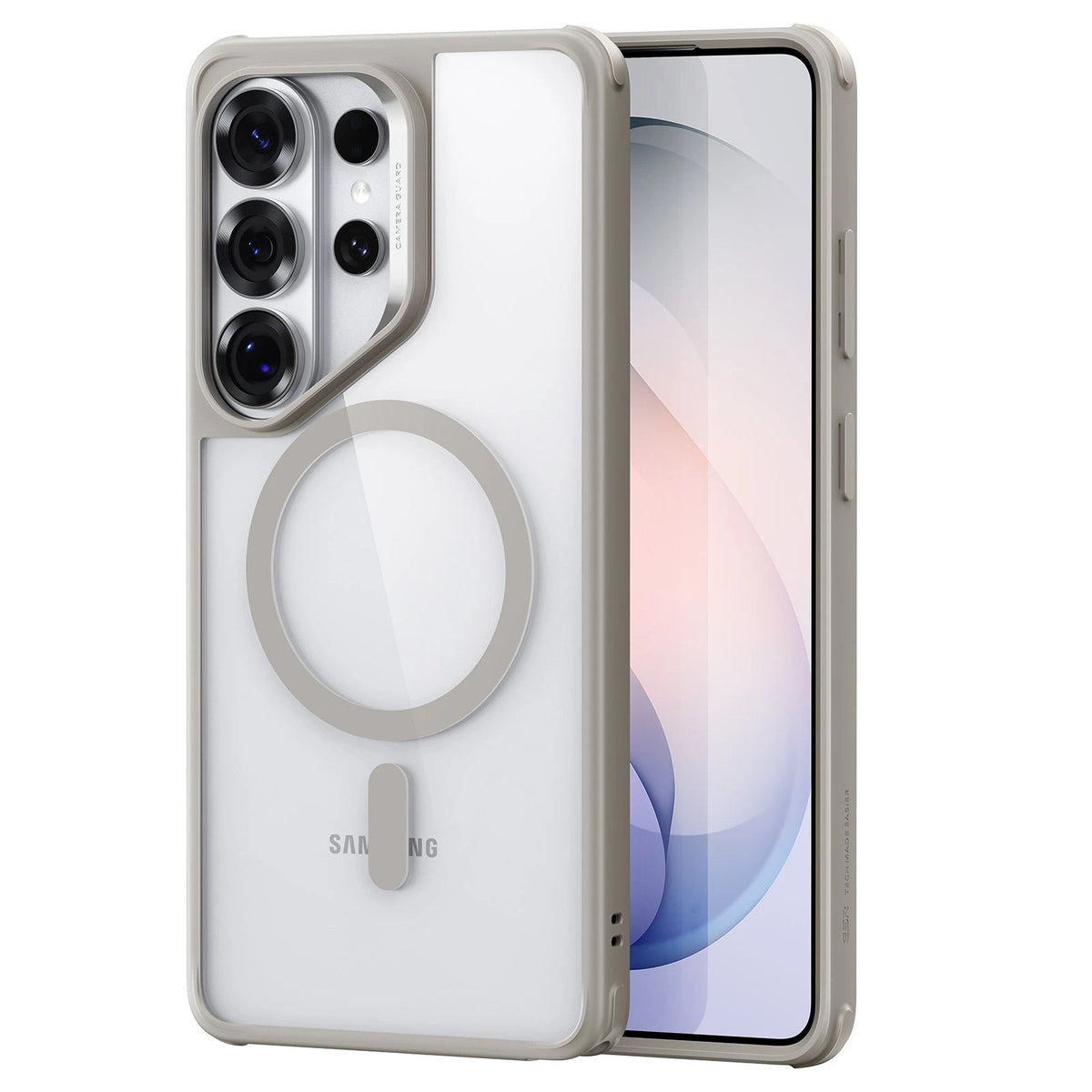 Samsung Galaxy S26 Ultra Classic Hybrid Magsafe Case Clear Grey 