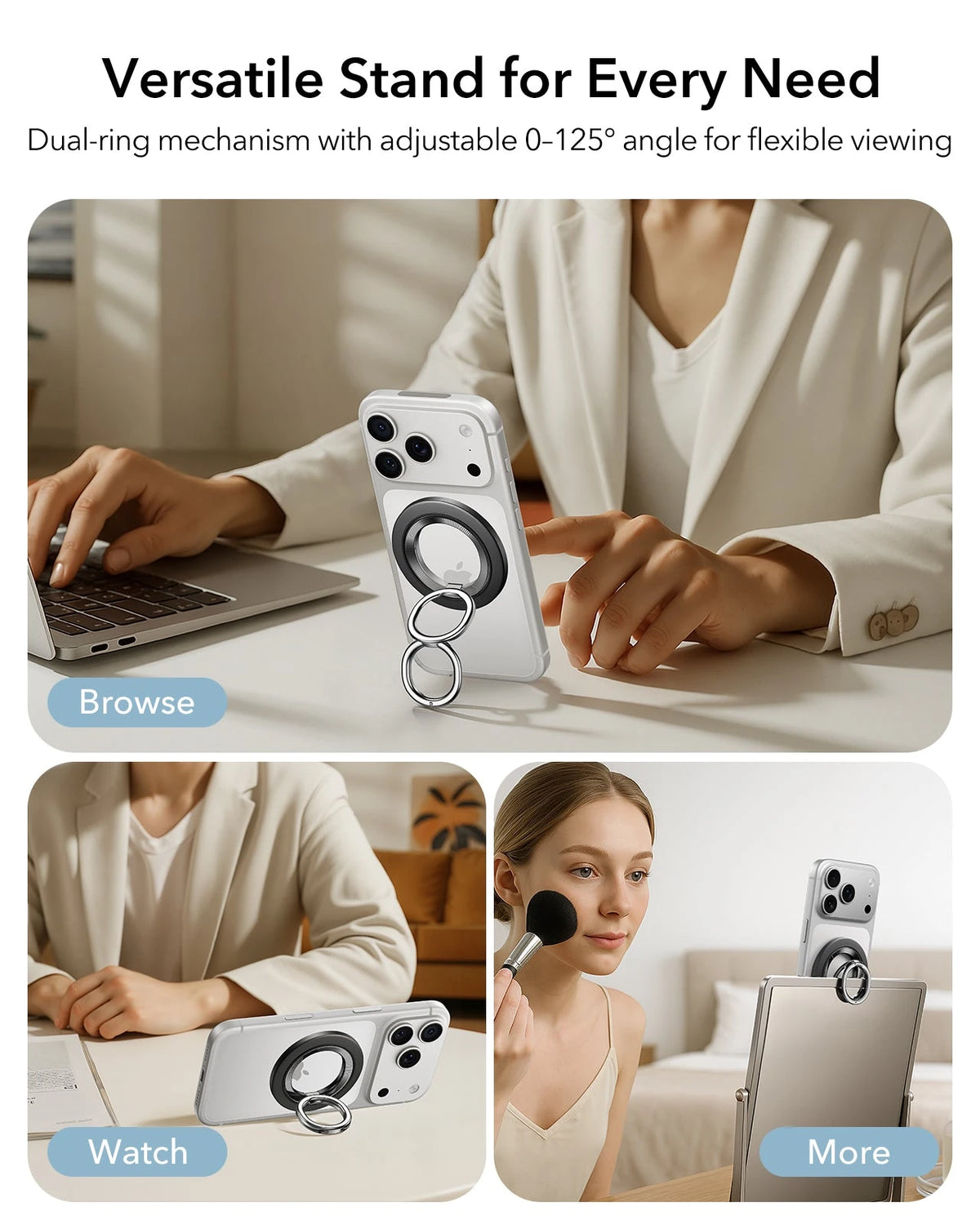 Magnetic Phone Grip Stand 360 - Black ESR ESR
