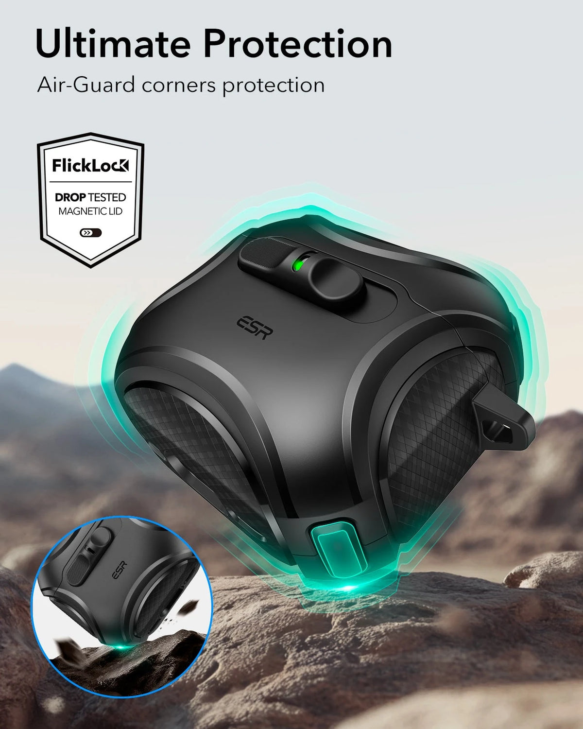 airpods 4 case with lock kf 6