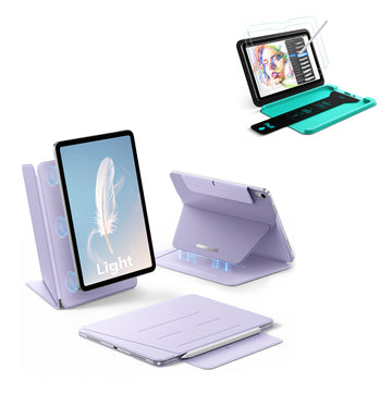Pack  écriture coque magnétique AirStance pour iPad Air 11" (M4) 2026 - Purple
