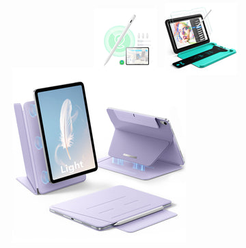 iPad Air 11" (M4) 2026 AirStance Magnetisches Kreativ-Set - Purple