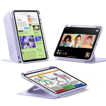 iPad 11" (A16, 2025) Flip Magnetic Case with Pencil Holder - Light Purple ESR ESR