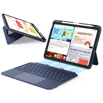 Blue Detachable Flex Keyboard Case for iPad Air 10.9" (5th/4th Gen) 