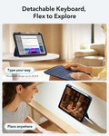ipad air 11 inch flex keyboard case with detachable-detachable keyboard，flex to explore