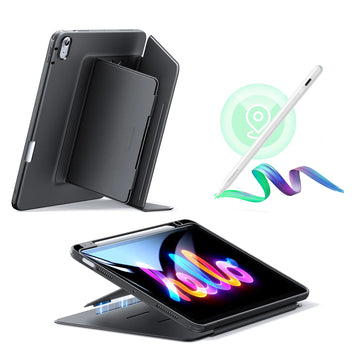 iPad Air 11" (2024) Bundle Flip Magnetic Case with Geo Digital Pencil - Black ESR ESR