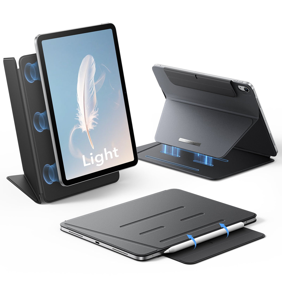 iPad Air 11" (M4) 2026 AirStance Magnetic Case - Black ESR ESR