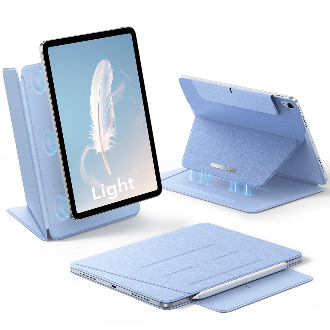 iPad Air 11" (M4) 2026 AirStance Magnetic Case - Sky Blue ESR ESR