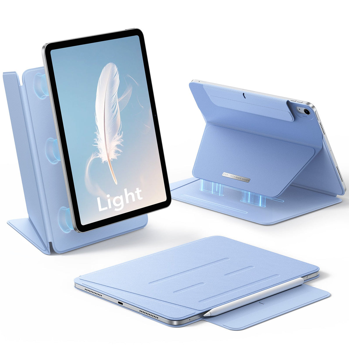 iPad Air 11" (M4) 2026 AirStance Magnetic Case - Sky Blue ESR ESR