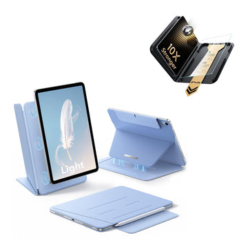 iPad Air 11" (M4) 2026 AirStance Magnetic Case Ultimate Protection Bundle - Sky Blue ESR ESR