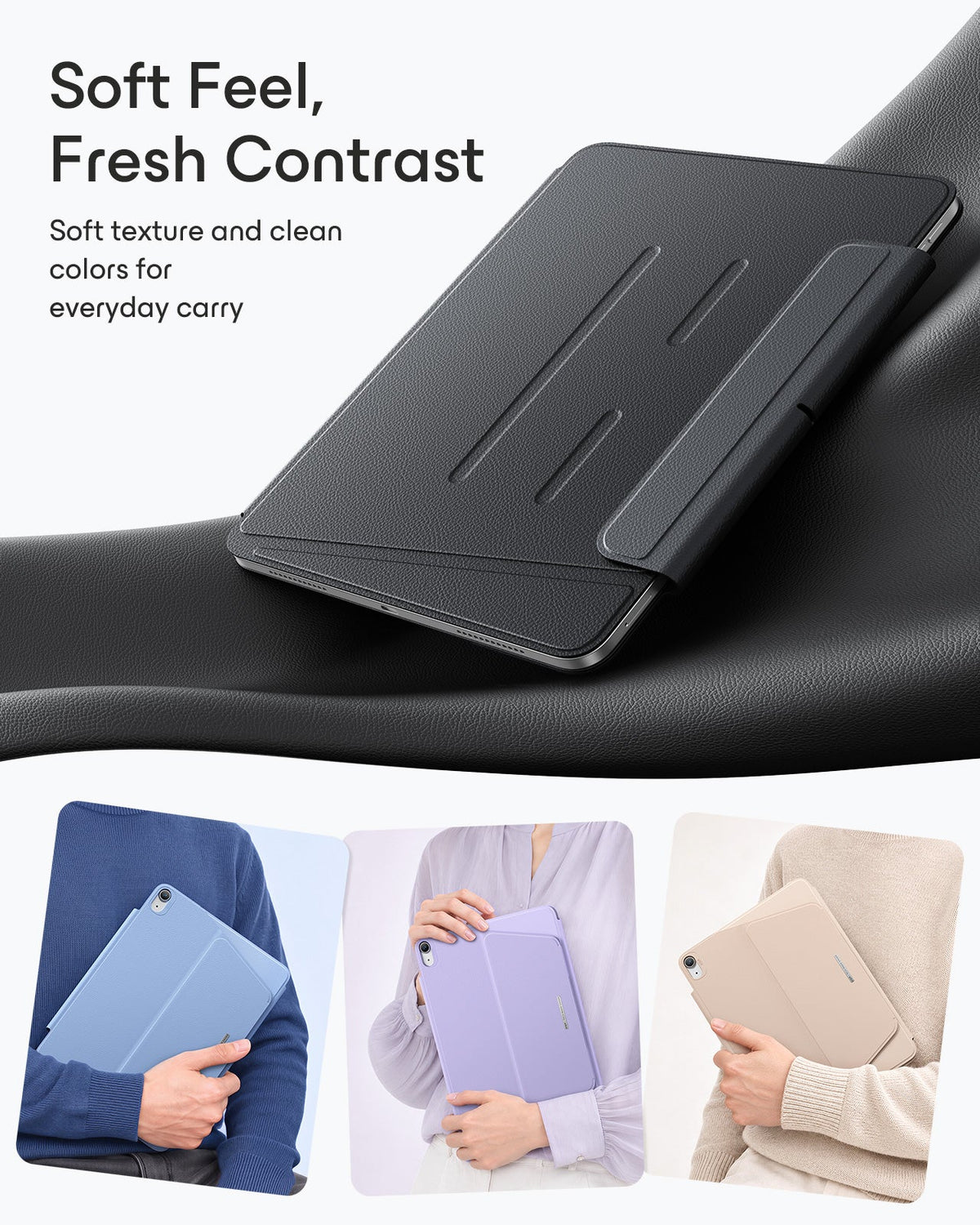 iPad Air 11" (M4) 2026 AirStance Magnetic Creator Bundle - Black ESR ESR