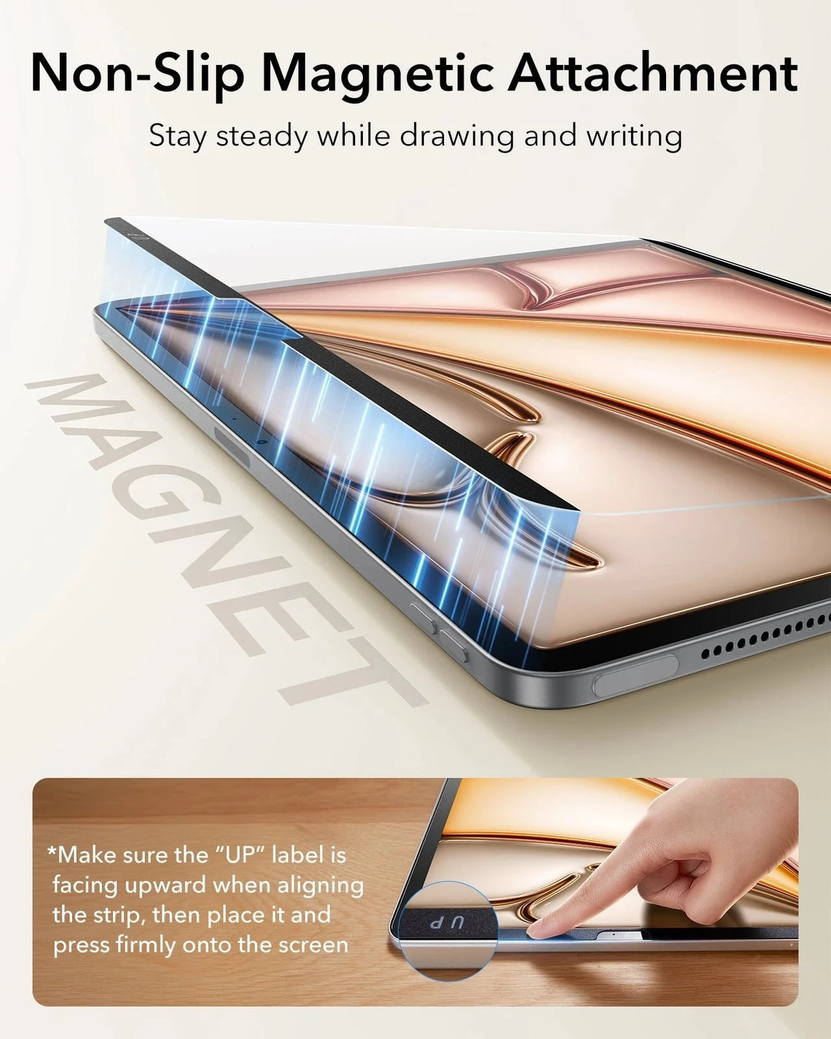 iPad Air 11" (M4) 2026 Paper-Feel Magnetic Screen Protector - 1 Pack ESR ESR