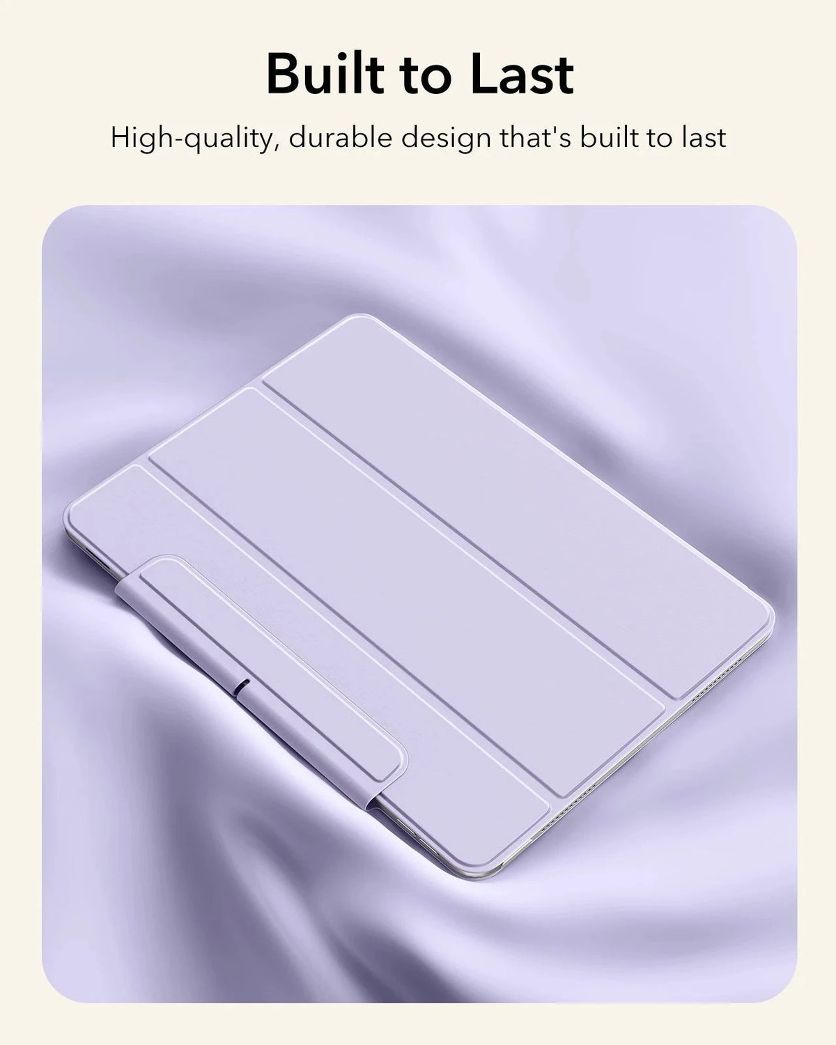 iPad Air 11" (M4) 2026 Rebound Magnetic Case - Light Purple ESR ESR