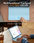 ipad Air 11(M4,2026) case with keyboard-Multifunctional Trackpad